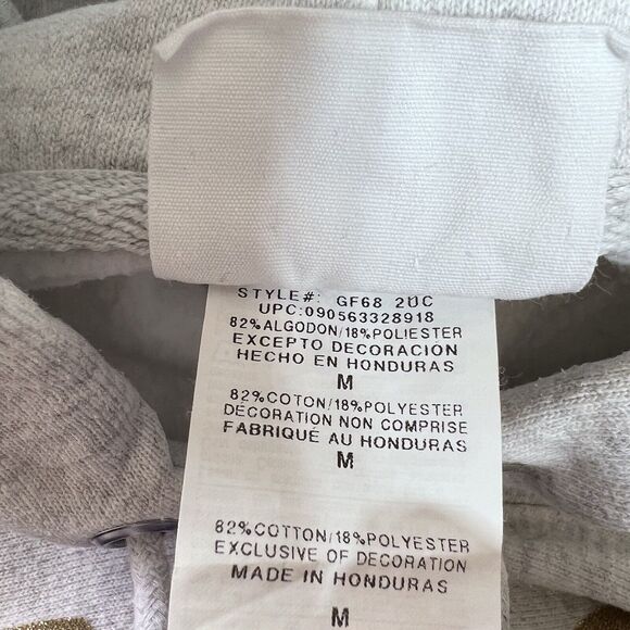 Champion Sweatshirt Size Mens Medium Reverse Weave Hoodie Textured Logo Letters - Picture 10 of 10